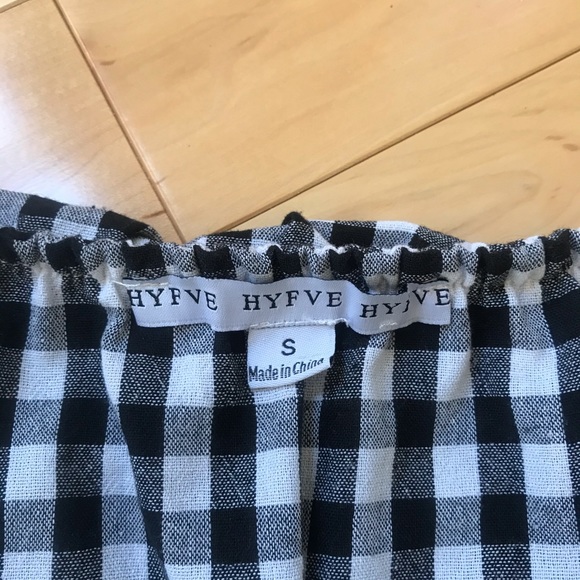 Black and white gingham romper - Picture 2 of 2